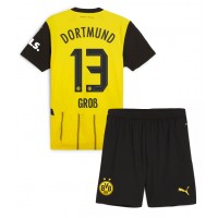 Camiseta Borussia Dortmund Pascal Gross #13 Primera Equipación para niños 2024-25 manga corta (+ pantalones cortos)